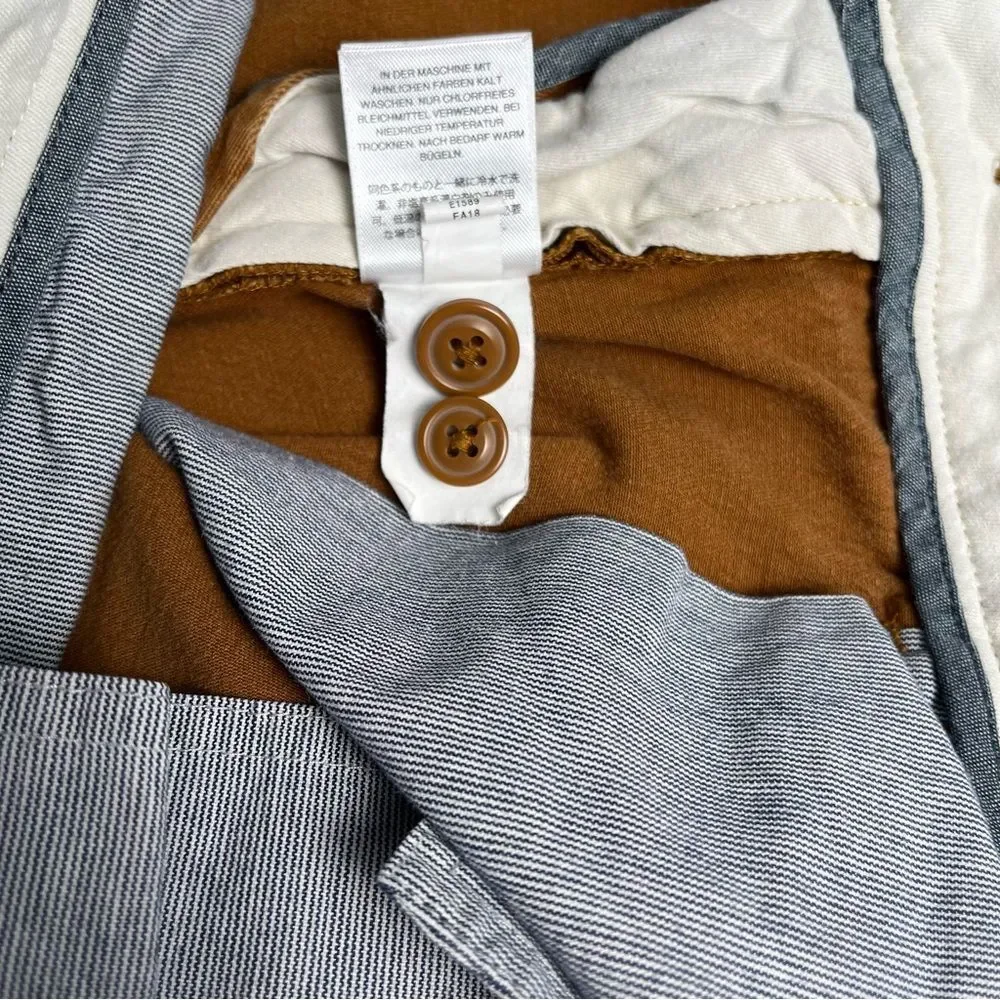 J. Crew 484 Slim-Fit Stretch Chino Pants Brown Mens 31x32 Workwear Casual